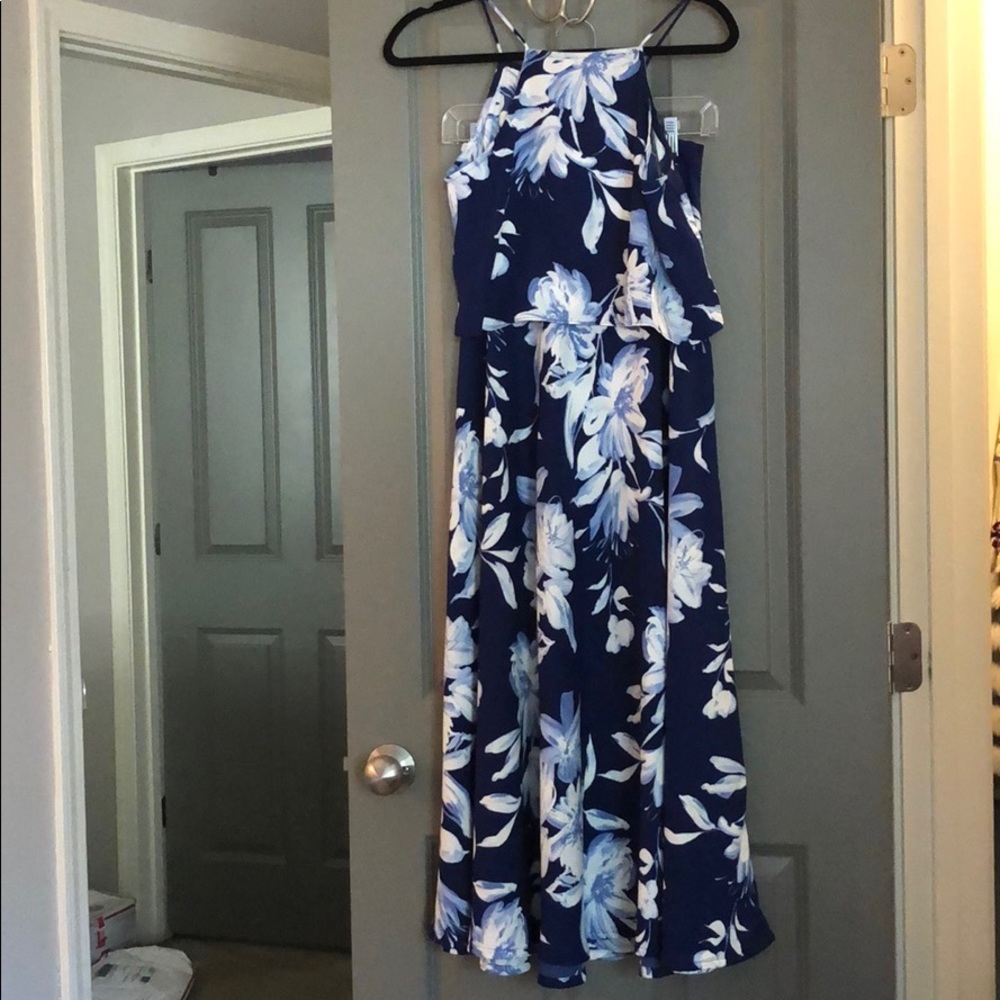 Two Piece Floral Dress- Lulus